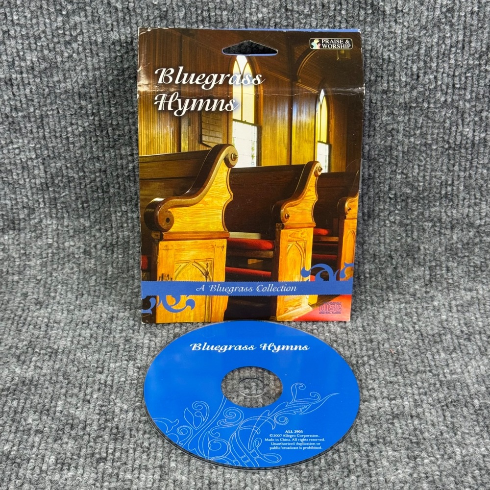 Bluegrass Hymns A Bluegrass Collection CD 2007 Praise & Worship ALL 2903